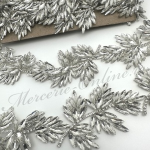 Banda Termoadeziva cu Cristale, Crystal, 6cm (la metru) Cod:3377