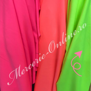 Material textil Barbie, Verde Neon, 1.50m (la metru) Cod:1709 - Img 2