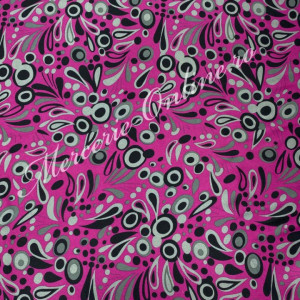 Material textil Satin Elastic Imprimat, 1.50m (la metru) Cod:1641 - Img 3