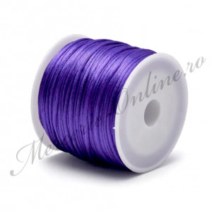 Snur Satin, mai multe culori disponibile, 2mm (91metri/rola) Cod:1163 - Img 2