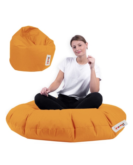 Bean Bag Iyzi 100 Cushion Pouf - Orange