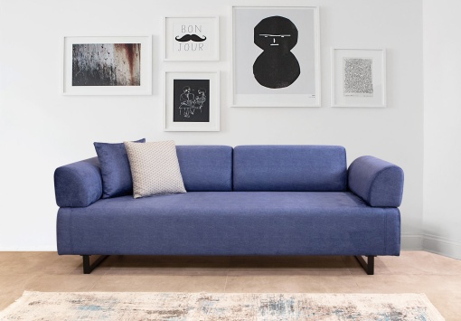 Canapea Extensibila Infinity with Side Masa - Blue