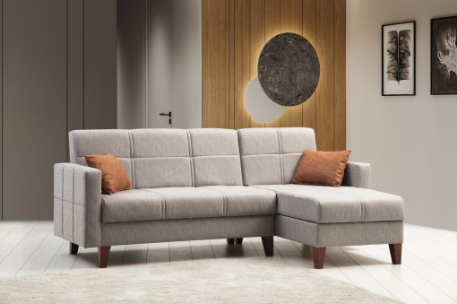 Canapea Extensibila Polya - Light Grey