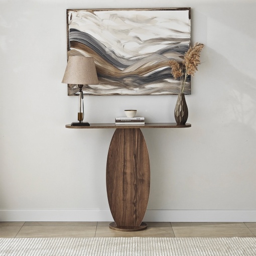 Comoda Ellittica - Walnut
