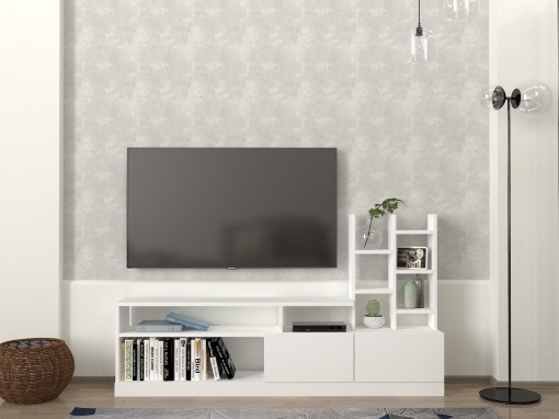 Comoda TV Dolunay - White