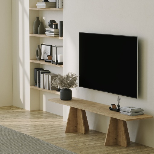 Comoda TV Mushroom - Sapphire Oak