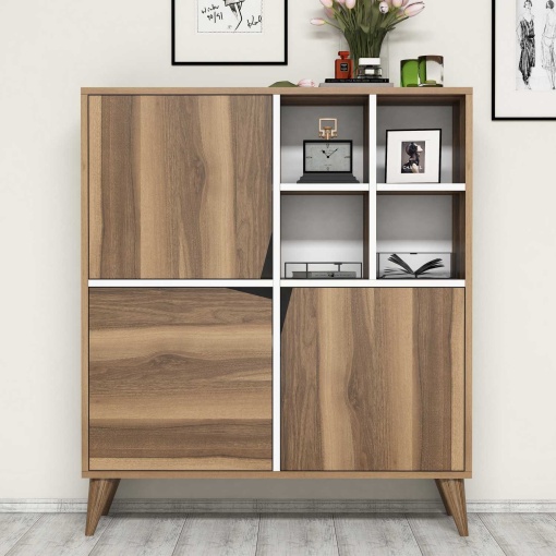 Dulapior Pulse - Walnut, White