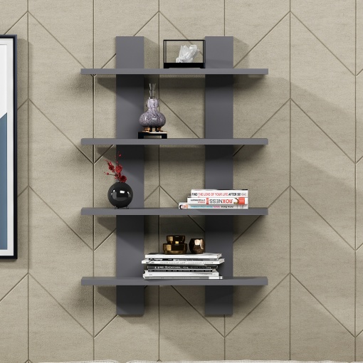 Raft perete Laurel - Anthracite