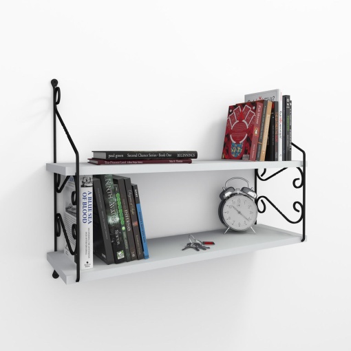 Raft perete Seramoni 2'li - White