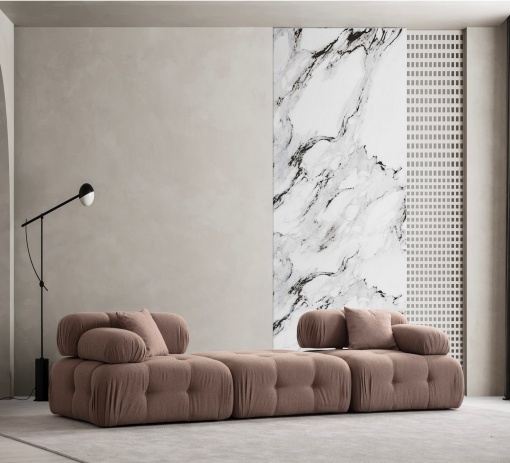 Canapea Doblo ( L1-Pouffe-1R) - Cappucino