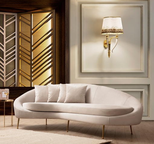 Canapea Eses Left - Beige