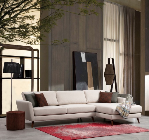Canapea Extensibila Mayorka Corner Large Right ( L3 - Chl ) - Beige