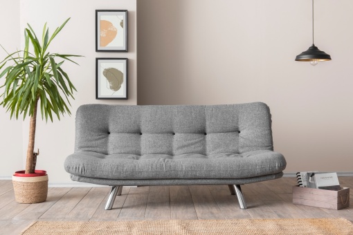 Canapea Extensibila Misa Small Sofabed - Light Grey
