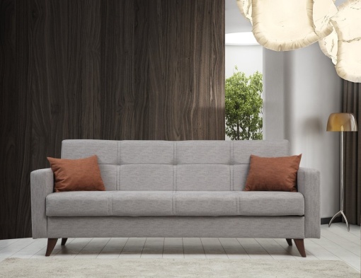 Canapea Extensibila Polya - Light Grey