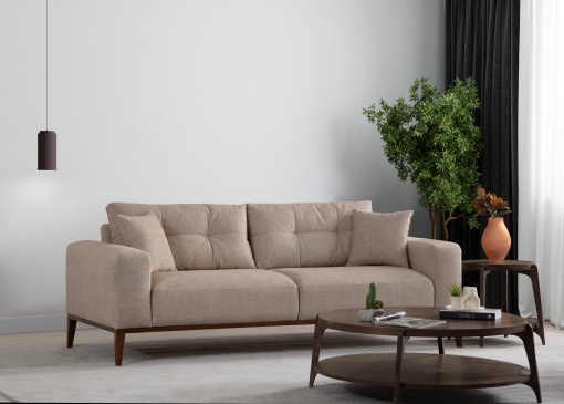 Canapea Extensibila Sinor 3 Locuri - Beige