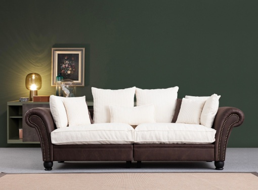 Canapea Lawrence Lounge - Brown, White