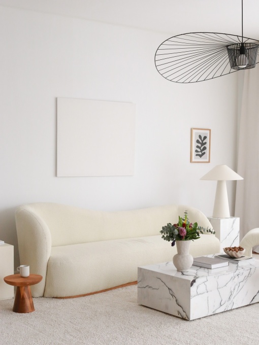 Canapea Slon 3 Locuri - White