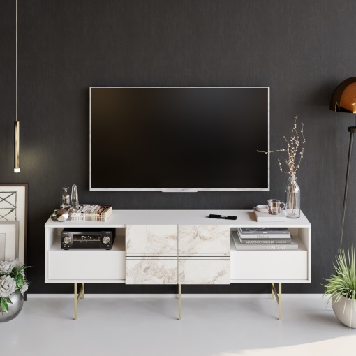 Comoda TV Derin - White