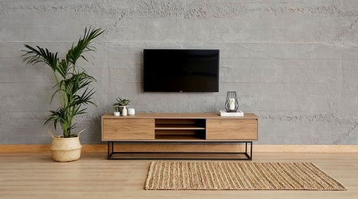 Comoda TV Laxus 180 - Walnut