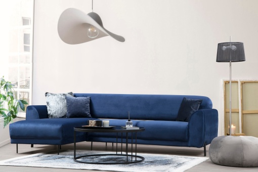 Canapea Extensibila Image Corner Left ( Chl-3R ) - Navy Blue
