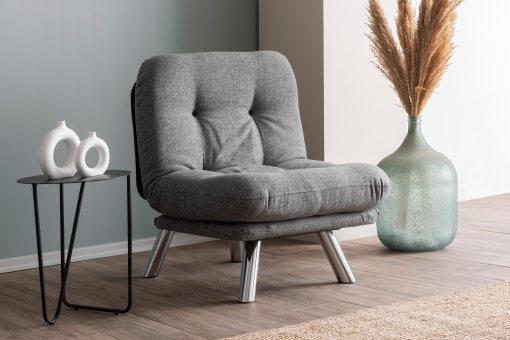 Canapea Extensibila Misa Small Solo - Light Grey