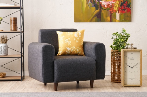 Canapea Noya Linen - Anthracite