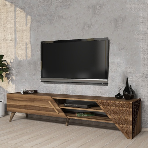 Comoda TV Beril 2 - Walnut