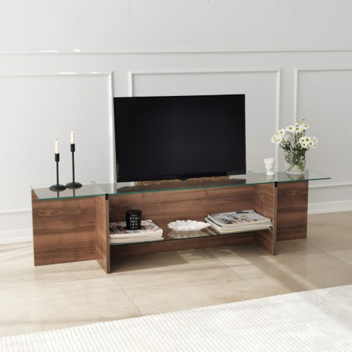 Comoda TV Escape TV - Walnut