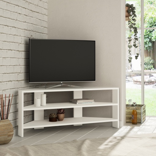 Comoda TV Thales Corner - White