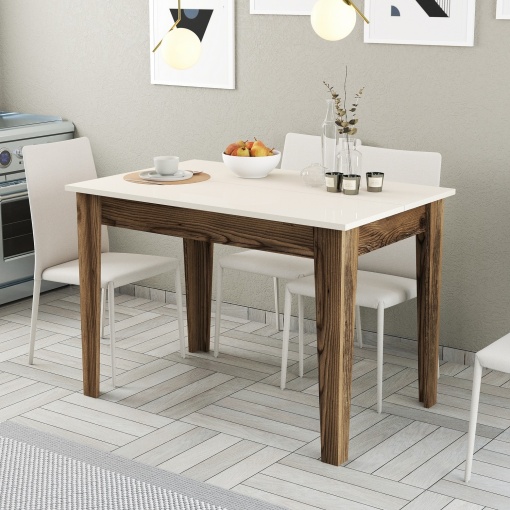 Masa de Bucatarie Kiev 508 - Walnut, Cream
