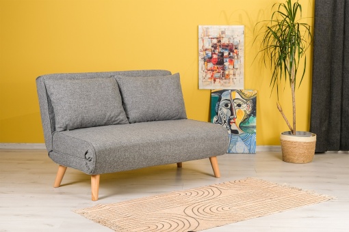 Canapea Extensibila Folde 2-Locuri - Light Grey
