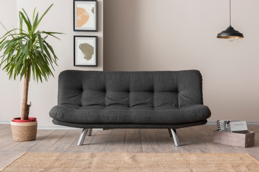 Canapea Extensibila Misa Small Sofabed - Dark Grey