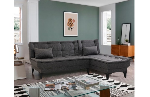 Canapea Extensibila Santo-S - Anthracite