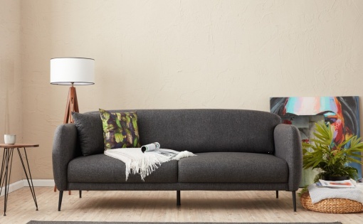 Canapea Extensibila Venus 3-Locuri - Anthracite