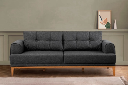 Canapea Vina 3 - Anthracite, Atlantic Pine