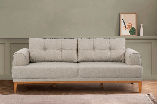 Canapea Vina 3 - Cream, Atlantic Pine