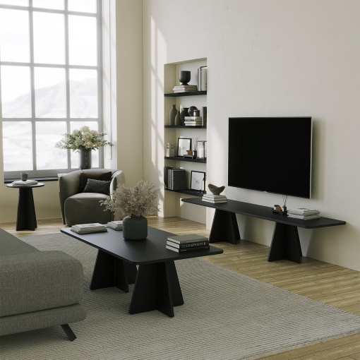 Comoda TV Mushroom - Black