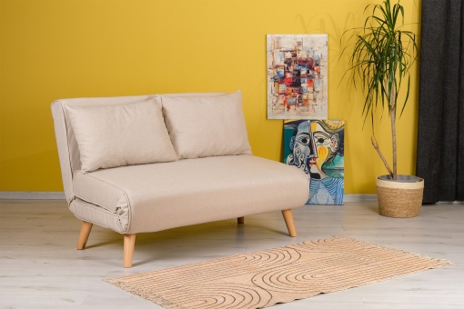 Canapea Extensibila Folde 2-Locuri - Cream
