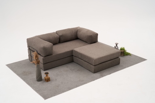 Canapea pe colț Comfort Mini - Grey