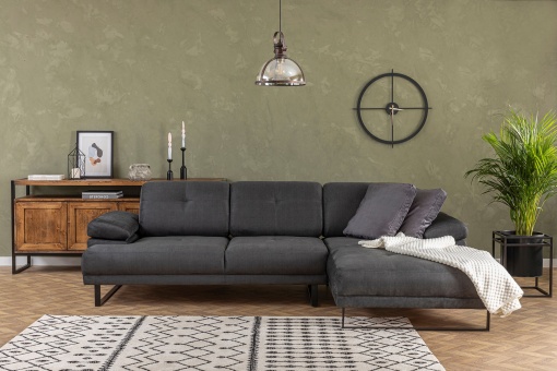 Canapea pe colț Mustang Small Right - Anthracite