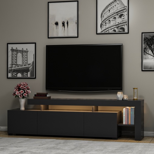 Comoda TV Beliz - Anthracite