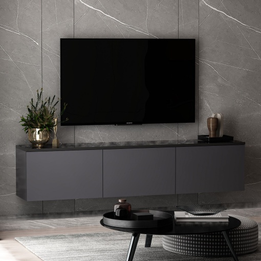 Comoda TV Neon - Anthracite