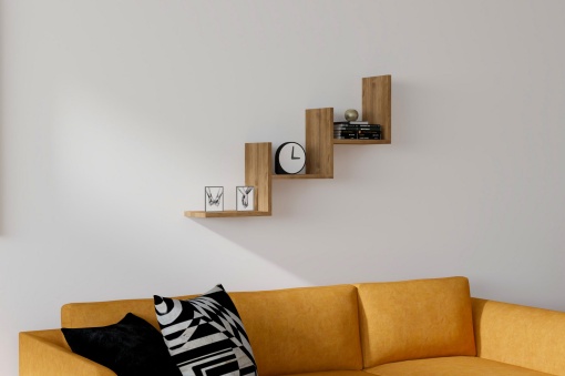 Raft perete Mist - Walnut
