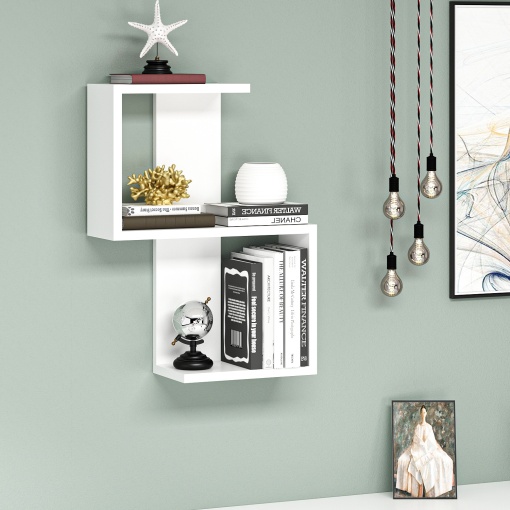 Raft perete Octa - White