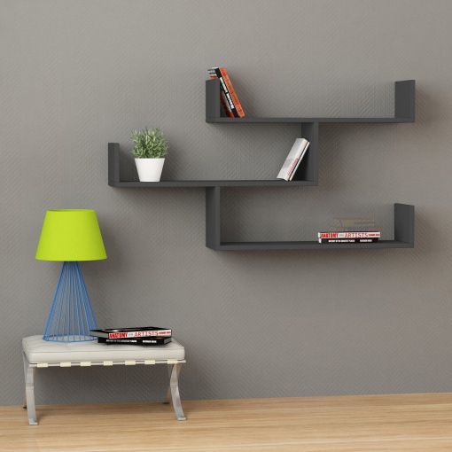 Raft perete Tibet - Anthracite