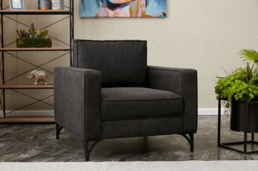 Canapea Berlin - Anthracite, Black