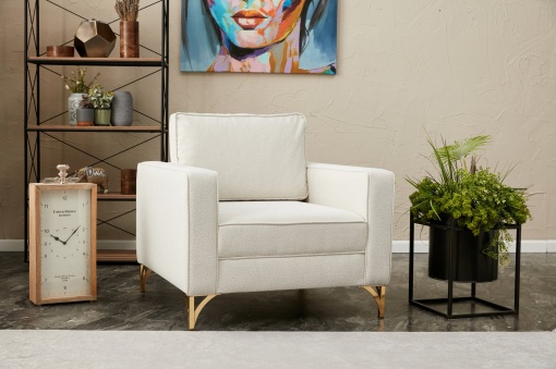 Canapea Berlin - Cream, Gold