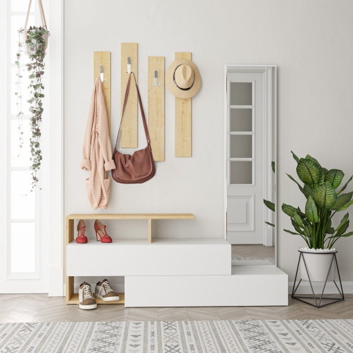 Dulap cu raft Ramda - Oak
