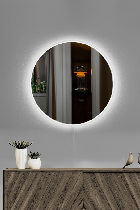 Oglinda Round - Diameter : 40 cm - White