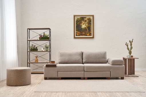 Canapea Extensibila Perenna Linen - Cream